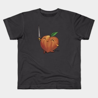 Fighting Fruits - Peach Kids T-Shirt